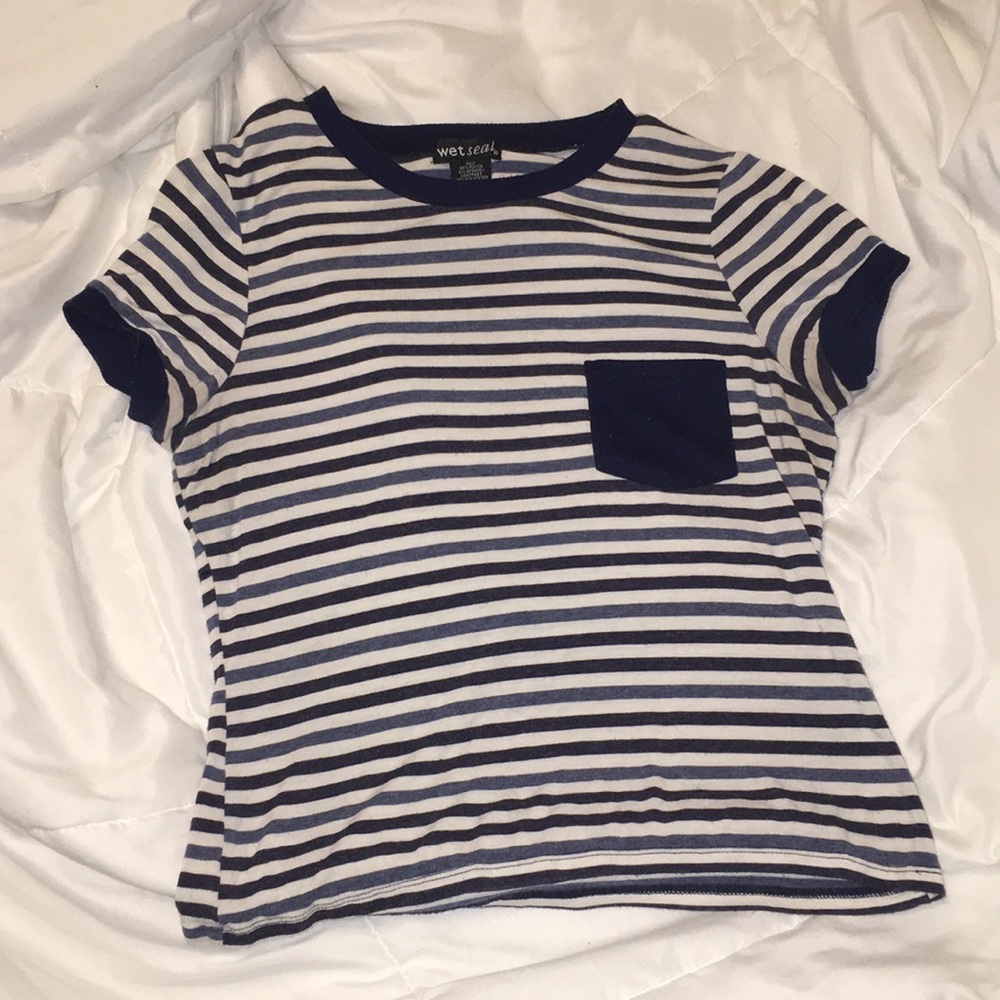 cute striped crop top